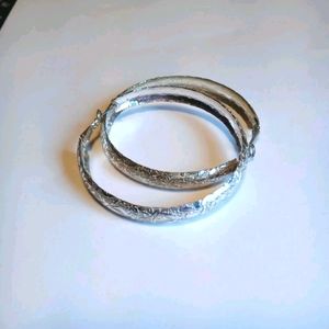 3 inch silver hoop earrings